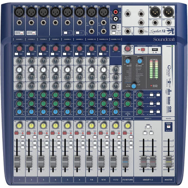 Mezcladora Soundcraft 12 Canales C/efectos Lexicon, Signature 12